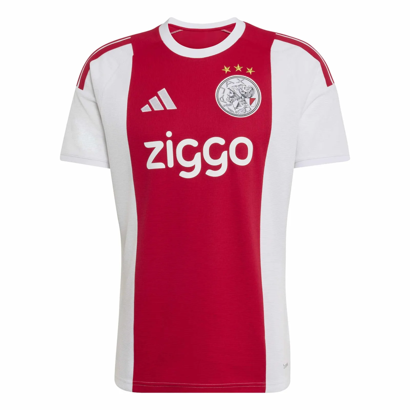 Ajax thuisshirt 2026/27 in wit-rood-wit