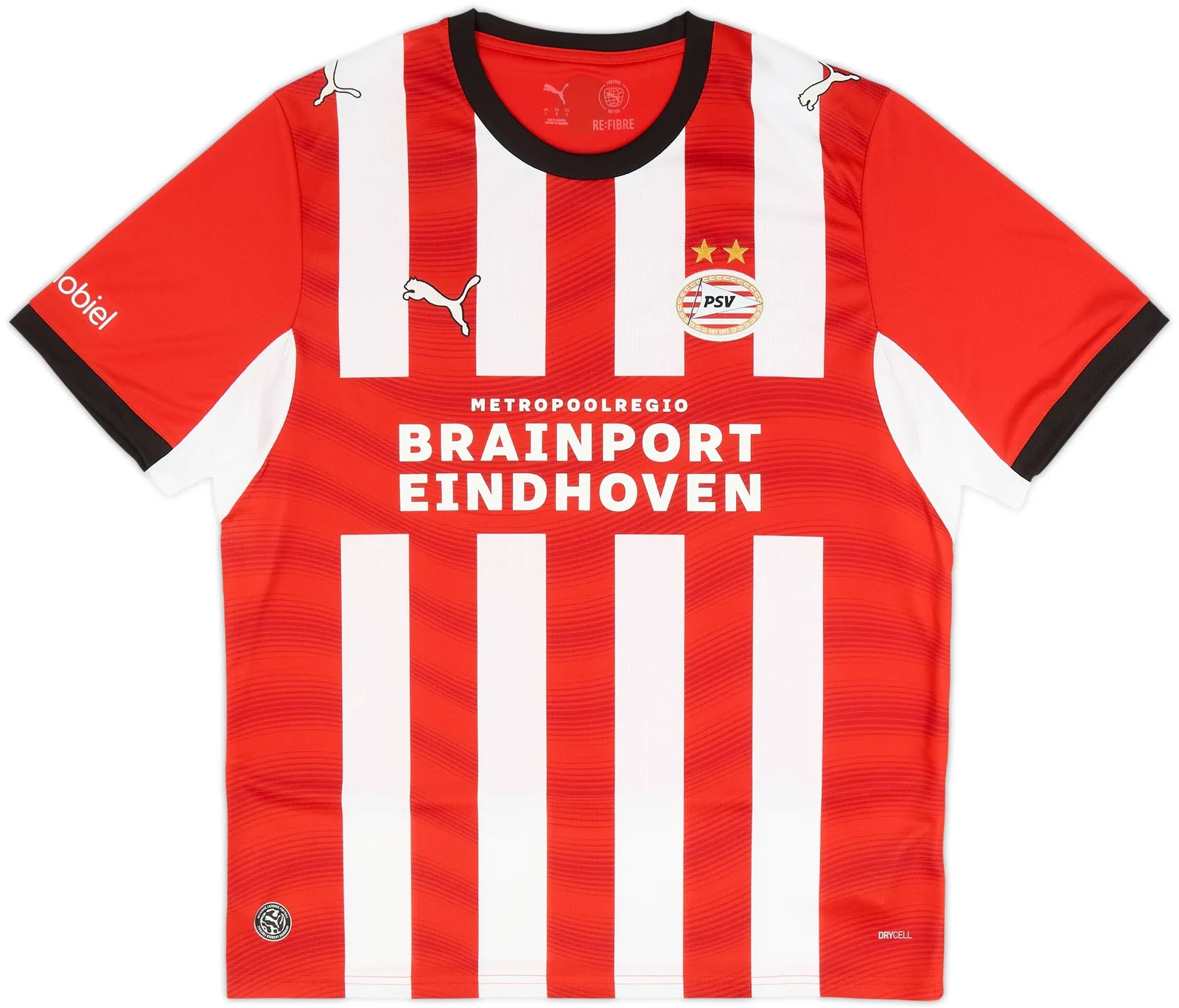 Feyenoord en PSV thuisshirts 2026/27 naast elkaar